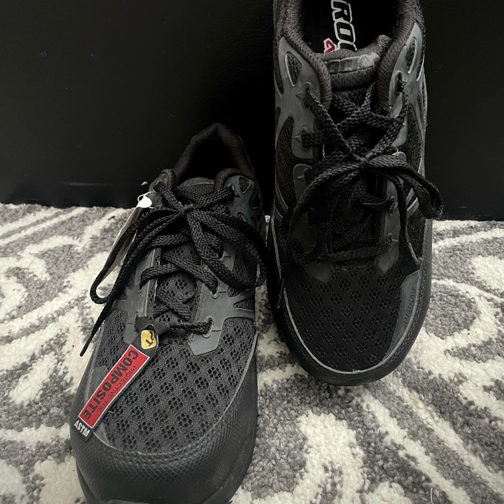 Rocky composite toe work shoes.